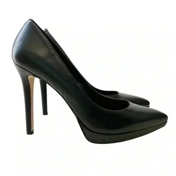 BCGBeneration Pumps Pointy Toe Platform High Heel Stilettos Black Court Shoes 7 - Picture 1 of 16